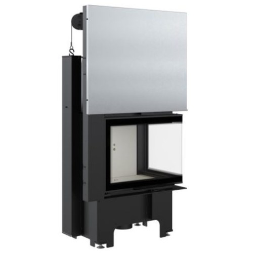 Угловая правая дровяная топка Kratki VNP/610/430 