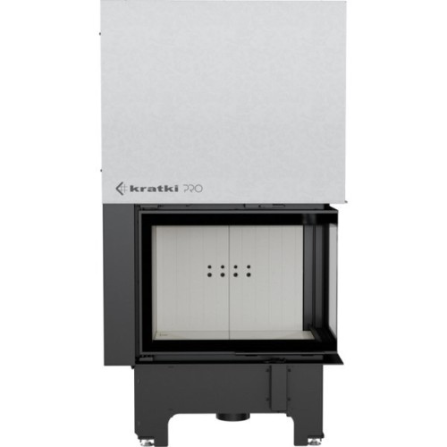 Угловая правая дровяная топка Kratki VNP/700/480 