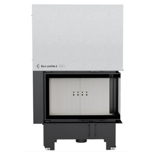 Угловая правая дровяная топка Kratki VNP/810/410 