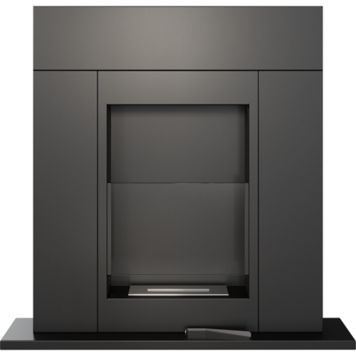 Стильный биокамин для квартиры Kratki WHISKEY черный, TUV 