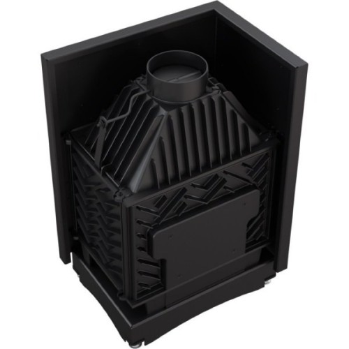 Угловая левая дровяная топка Kratki ZUZIA/ECO/L/BS/DECO 