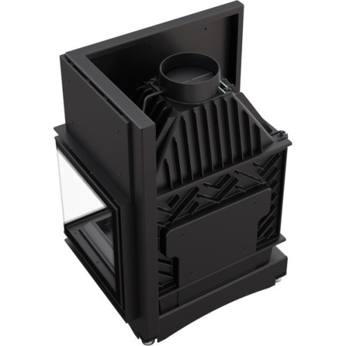 Угловая правая дровяная топка Kratki ZUZIA/ECO/P/BS/DECO 