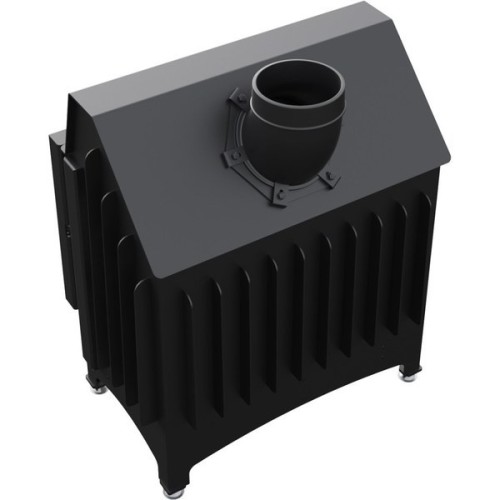 Угловая левая дровяная топка Kratki Zibi/L/BS/DECO (угловое стекло слева) 