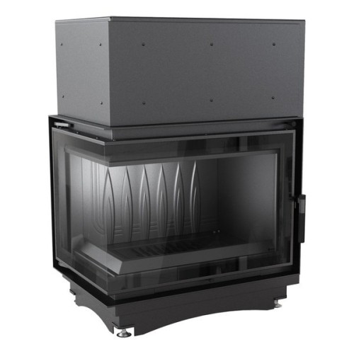 Угловая левая дровяная топка Kratki Zuzia/L/BS/DECO 