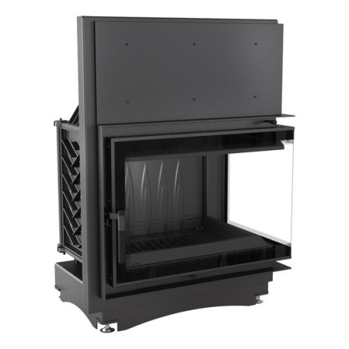 Угловая правая дровяная топка Kratki Zuzia/P/BS/DECO 