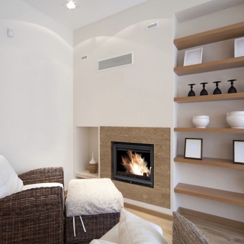 Фронтальная дровяная топка Kratki Zuzia/PW/19/W 