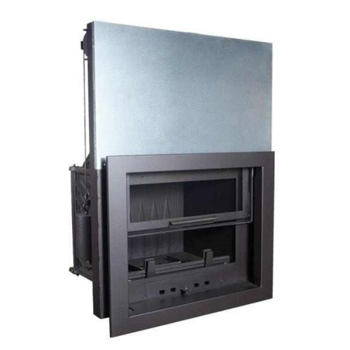 Фронтальная дровяная топка Kratki Zuzia G(гильотина) 