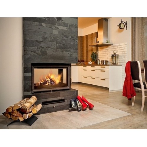 Дровяная топка чугунная Kratki Zuzia P(стекло справа) 