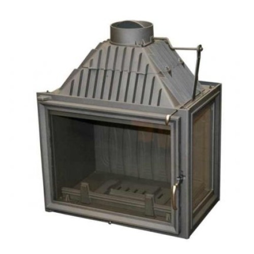 Дровяная топка чугунная Kratki Zuzia P(стекло справа) 