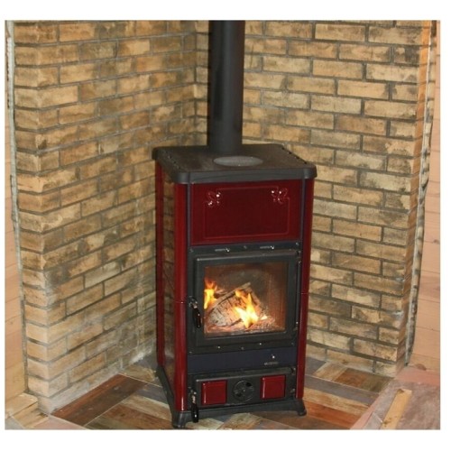 Дровяная печь La Nordica Fedora BO (бордовый) 