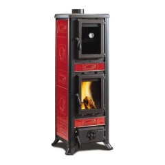 Дровяная печь La Nordica Fulvia Forno Liberty BO (бордовый)