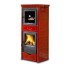 Дровяная печь La Nordica Nicoletta Forno EVO BO (бордовый) 