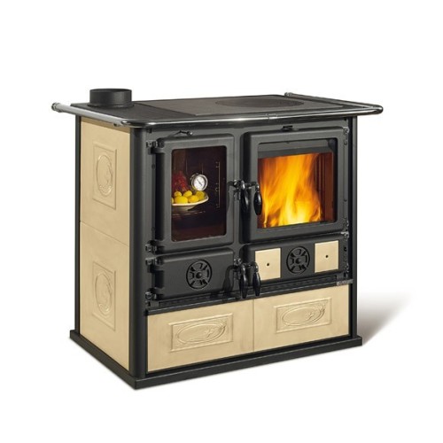 Дровяная печь La Nordica Rosa sinistra reverse PE (бежевый) 