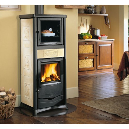Дровяная печь La Nordica Rossella Plus Forno EVO Liberty PЕ (бежевый) 