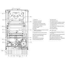 Настенный газовый котел Lamborghini FL D H F32