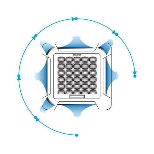 Кассетный фанкойл 9-10,9 кВт Lessar LSF-1500BM42 /LZ-B4HF 
