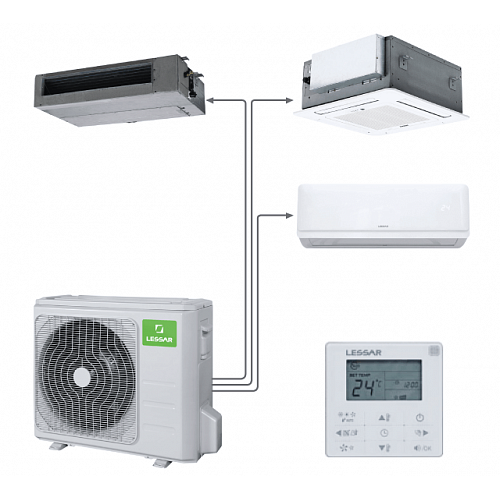 Внутренний блок мультисплит системы Lessar LS-MHE18BWE2/LZ-B4CUB