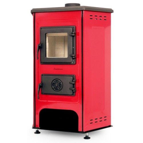 Дровяная печь MBS CORNER RED