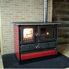 Дровяная печь MBS MAGNUM PLUS 4D RED/L