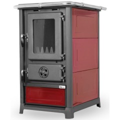 Дровяная печь MBS OLYMP PLUS DARK RED/L