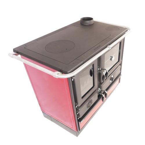 Дровяная печь MBS THERMO MAGNUM PLUS 4D RED/D 