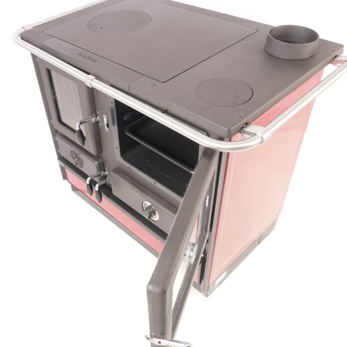 Дровяная печь MBS THERMO MAGNUM PLUS 4D RED/D 