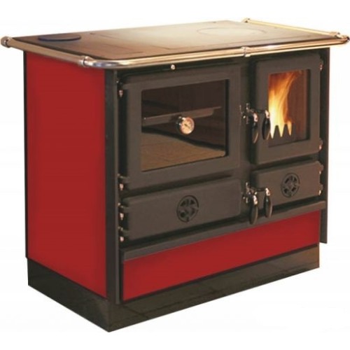 Дровяная печь MBS THERMO MAGNUM PLUS 4D RED/L 
