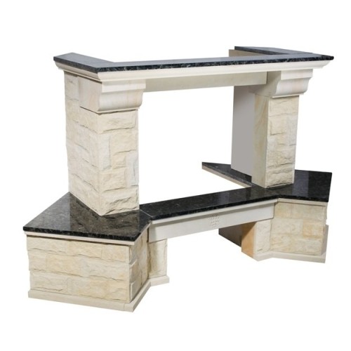 Угловая фронтальная облицовка MadeIra Crocus Dark Chokolate M c700 