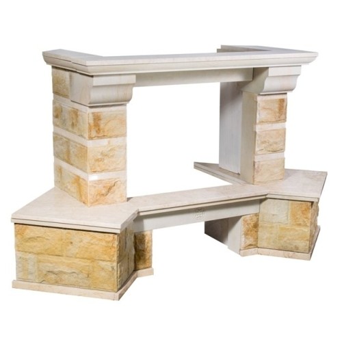 Угловая фронтальная облицовка MadeIra Darina Giallo M c700 