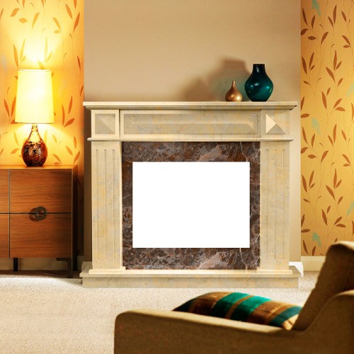 Пристенная облицовка MadeIra Doncaster Giallo, Emperador М c800 