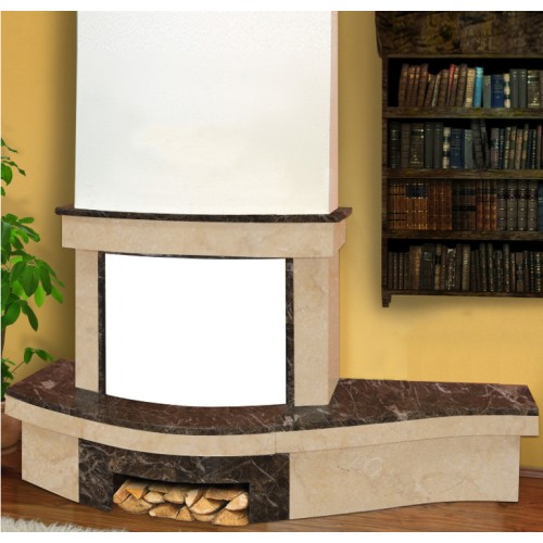 Угловая правая облицовка MadeIra Josefina Dark Giallo, Dark Chokolate М с700 