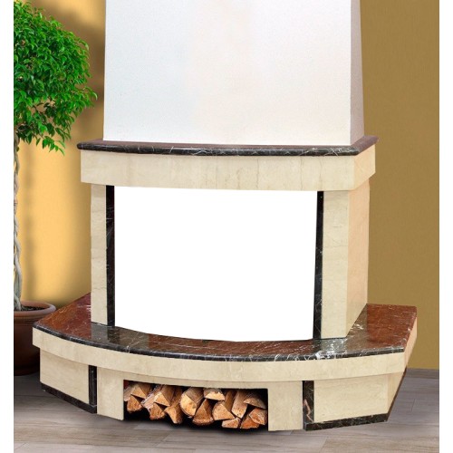 Пристенная облицовка MadeIra Mirabel Dark Crema Marfil, Dark Chokolate М с700 