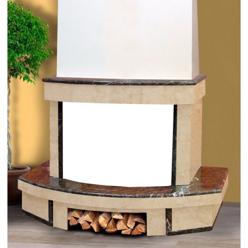 Пристенная облицовка MadeIra Mirabel Dark Giallo, Dark Chokolate М с800 