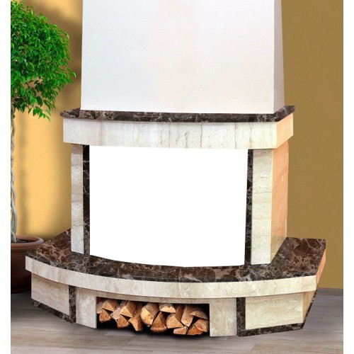 Пристенная облицовка MadeIra Mirabel Giallo, Emperador М с700 