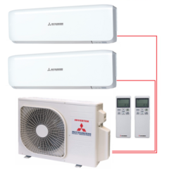 Наружный блок мультисплит системы Mitsubishi Heavy SCM40ZS-W/SKM20ZSP-W*2шт