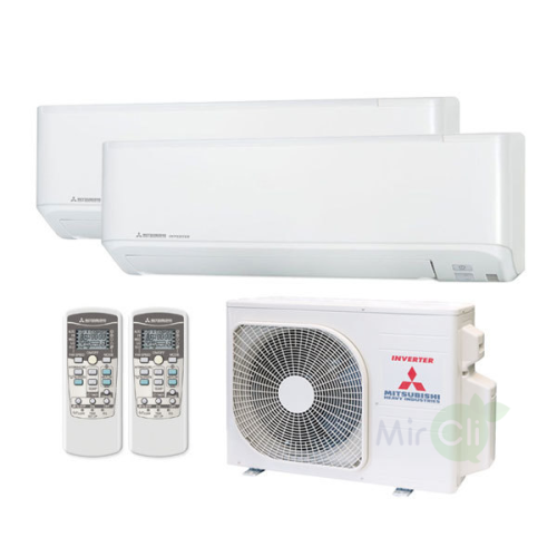 Наружный блок мультисплит системы Mitsubishi Heavy SCM40ZS-W/SKM20ZSP-W*2шт 