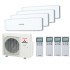 Наружный блок мультисплит системы Mitsubishi Heavy SCM80ZS-W/SRK25ZS-W*4шт 
