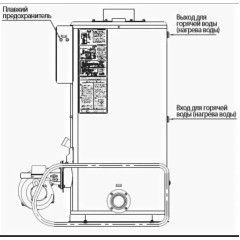 Дизельный котел 100 кВт Navien 1035RPD