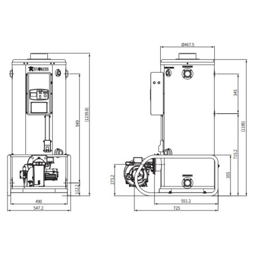 Дизельный котел 100 кВт Navien 735RTD 