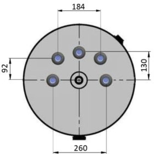Parpol VSK inox 150 (с верхними выходами)