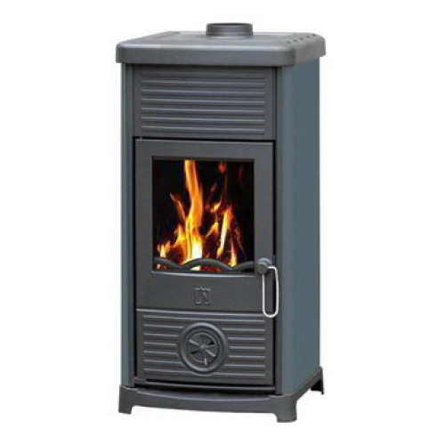Дровяная печь Plamen MAESTRAL N серо-синяя 