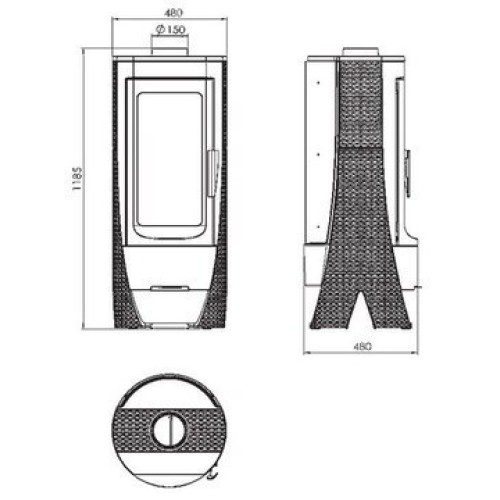 Дровяная печь Plamen NERA N 