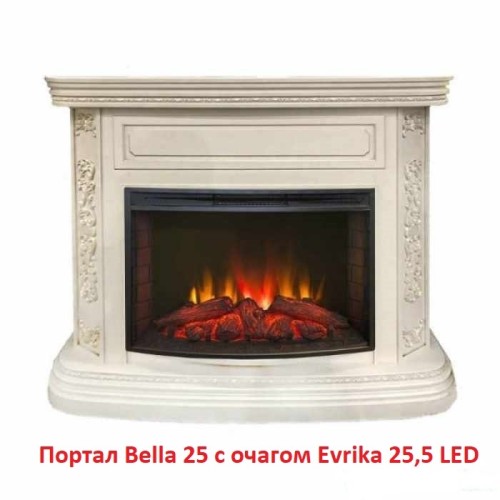 Электрокамин RealFlame Evrika 25,5 LED 