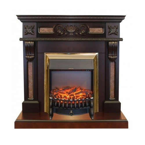 Электрокамин RealFlame Fobos Lux Brass 