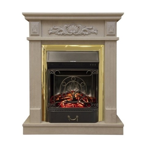 Электрокамин RealFlame Majestic Lux Brass 