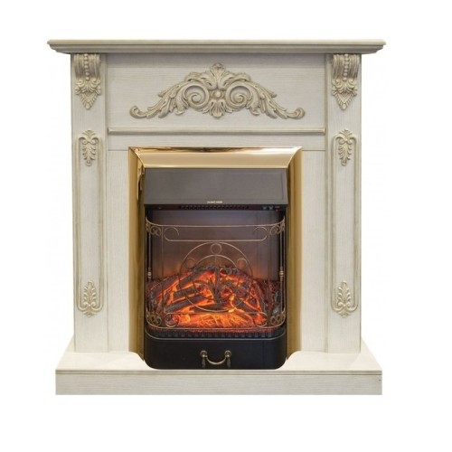 Электрокамин RealFlame Majestic Lux Brass 