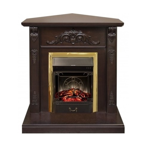 Электрокамин RealFlame Majestic Lux Brass 