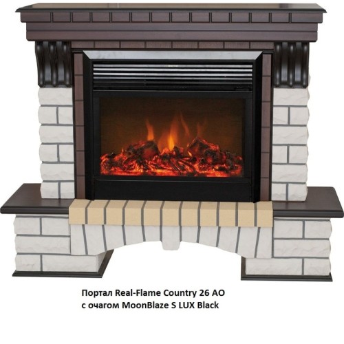 Электрокамин RealFlame MoonBlaze S LUX Black 