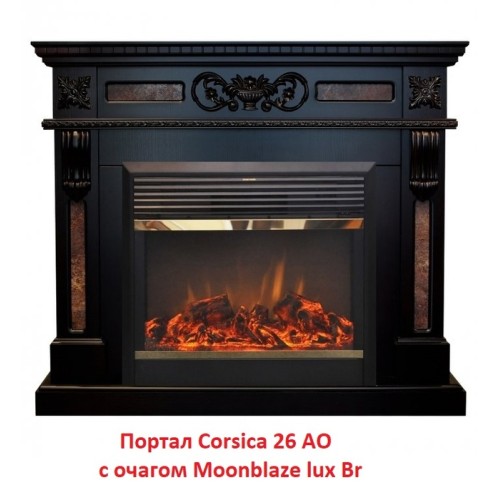 Электрокамин RealFlame MoonBlaze S LUX Brass 