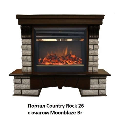 Электрокамин RealFlame MoonBlaze S LUX Brass 